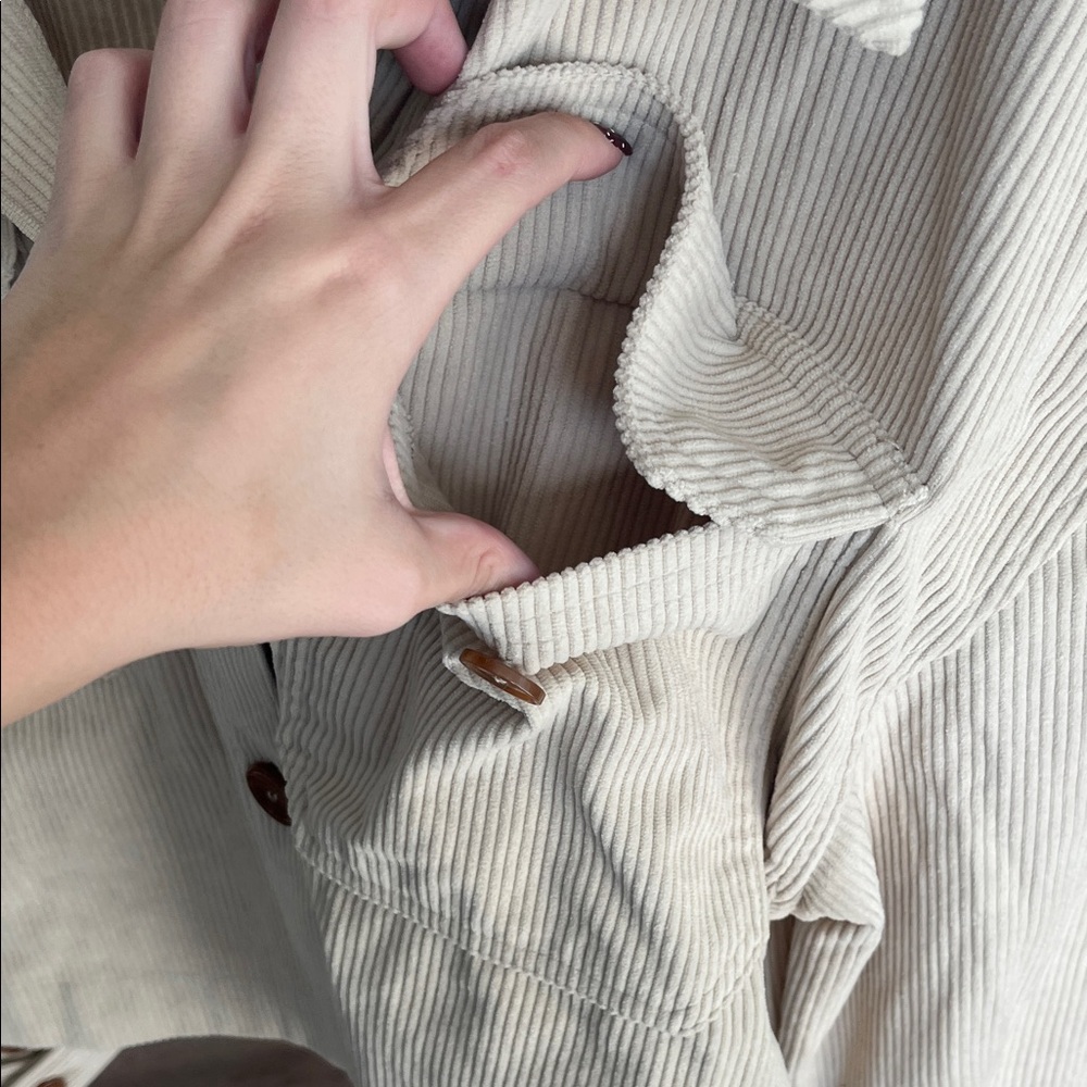Avec Les Filles Light Beige Utility Jacket - Picture 4 of 6